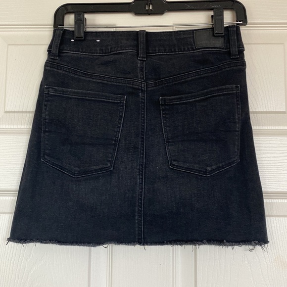 American Eagle Black Jean Skirt - Picture 2 of 3